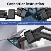 Olink Factory Direct Adaptateur de chargeur Cybertruck EV CCS1 vers adaptateur NACS EV avec adaptateur EV haute puissance étanche IP54 250A