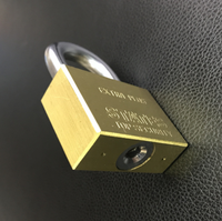 Cadenas carrées à faisceau court et long, en laiton massif, deux pièces, cadenas anti-vol, anti-rouille, anti-découpe, anti-marteau