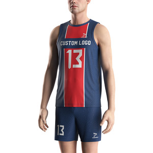 ชุดกีฬาวอลเลย์บอลสำหรับผู้ชายเสื้อเจอร์ซีย์ทีมกีฬาพิมพ์ลาย - Product Image 5