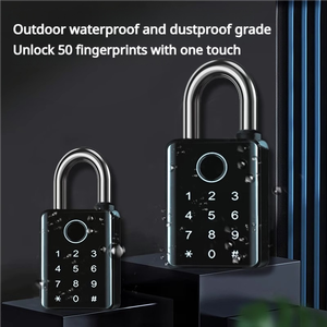 New LR sp800 không thấm nước IP65 tuya App thông minh khóa hợp kim kẽm vuông điện tử an ninh ổ khóa nhận dạng vân tay ổ khóa - Product Image 3