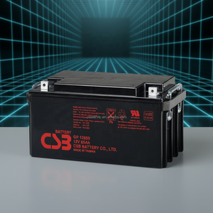 بطارية <span class=keywords><strong>CSB</strong></span> GPL 12650 12 فولت 65 أمبير ساعة AGM محكمة الغلق من الرصاص الحمضي VRLA لأنظمة UPS والطاقة الشمسية، دورة عميقة، عمر طويل، بديل أصلي - Product Image 4