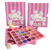 Vente en gros 72 boîtes de couleur carton d'ombre à paupières boîtes d'emballage cadeau maquillage multichrome fard à paupières paillettes