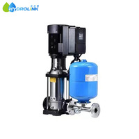 Pompe à eau verticale à moteur de haute qualité, multi-étages, en acier inoxydable, à conversion de fréquence, équipement d'alimentation en eau à pression constante