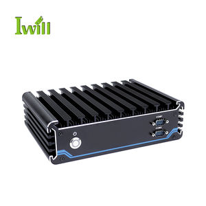 Mini PC Industrial sin Ventilador <span class=keywords><strong>Iwill</strong></span> in Tel Cele Ron 3855U de Doble Núcleo, DDR4, 5 LAN, WIFI, 3G, 4G, VGA, HD, PC Integrado para Visión Artificial - Product Image 2