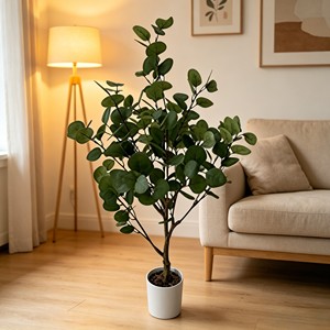 Árbol de Eucalipto Artificial para Simulación de Decoración de Piso de Sala de Estar - Product Image 3