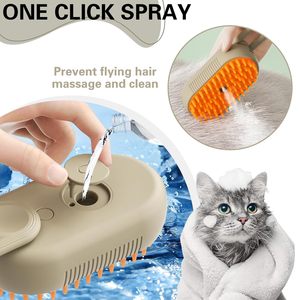 Brosse vapeur pour chat, brosse de nettoyage pour poils de chien, brosse vaporisatrice pour chat, pour massage des animaux de compagnie - Product Image 3