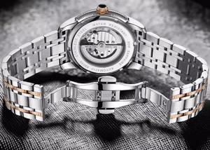 Relojes de Pulsera de Acero Automáticos Luminosos con Diseño de Fábrica y Calendario Personalizado Similar, con Visualización de 24 Horas, para la Marca Propia de los Invitados - Product Image 6