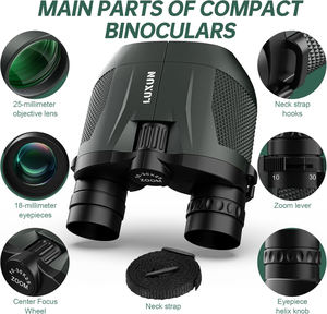 <span class=keywords><strong>Jumelles</strong></span> compactes de haute puissance 10-30X25, portables, <span class=keywords><strong>petites</strong></span>, OEM, HD, BAK4, FMC, zoom Porro, pour l'opéra, les concerts, les voyages, le camping - Product Image 5