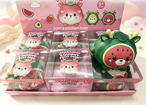 <b>Jumbo</b> Watermelon Deer <b>Squishy</b> Toy TPR Squeeze Stress Relief Fidget Toy - Product Image 2