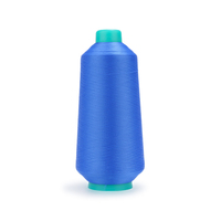Fil de nylon 6 teint 100D/2 40D 70D 2 78/24, coloré et texturé, 2* pour la teinture de bas, 100% polyester pour la couture, la broderie et le tissage