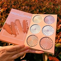 Vente de gros Livres de fards à paupières 43 couleurs, Livres de maquillage à quatre couches de dessins animés, Plaques de contour multifonctionnelles Blush et surligneur