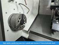 Tour CNC de précision SMTCL HTC30H, traitement de petites pièces, tour CNC à banc incliné en métal