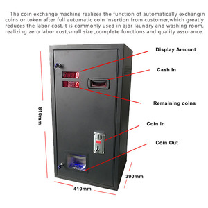 Chất lượng hàng đầu đồng xu Pusher quý thay đổi máy đồng xu trao đổi máy với NV10 hóa đơn chấp nhận cho máy in Arcade căng tin Mall - Product Image 4