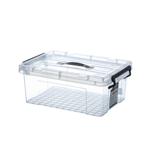 Large Capacity Clear Transparent Big Custom Clear Plastic Box Storage Christmas Container Bin For Toys