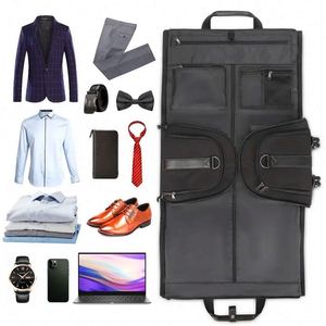 BSCI factory Wholesale <b>Rolling</b> Convertible Suit Carry On <b>Duffle</b> <b>Bag</b> Travel Waterproof Folding Garment Trolley <b>Bag</b> - Product Image 4