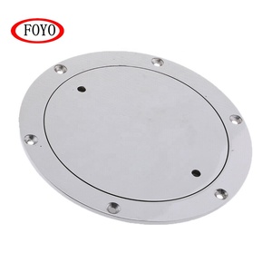 Plaque d'inspection ronde en acier inoxydable 316 FOYO <span class=keywords><strong>de</strong></span> qualité marine, 3 et 4 pouces, pour bateaux et yachts - Product Image 1