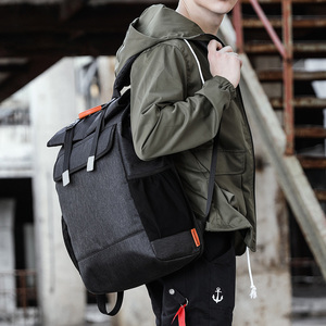 Sac à dos de voyage pour homme, sac à dos d'école, sac à dos à enroulement, personnalisé, en gros, imperméable, antivol, avec chargeur USB - Product Image 6