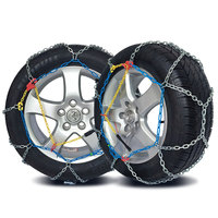 Chaînes à neige pour pneus de voiture en acier allié KU, largeur 205-225 mm, pour une élimination efficace de la neige, vente directe d'usine