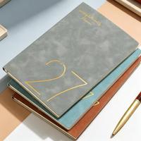Agenda annuel, hebdomadaire et mensuel OEM 2027, journal, planificateur quotidien, carnet de planification de l'auto-discipline avec logo personnalisé