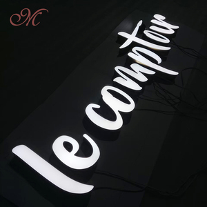 Negozio Logo del marchio 3D LED segno di luce anteriore Custom Business acrilico segno per la pubblicità esterna per l'applicazione di auto - Product Image 2