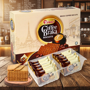 Offre d'échantillon gratuit : Biscuits Libra Coffee Braka 360g, rectangulaires, croustillants, saveur sucrée, boîte, ODM OEM, fabriqué au Vietnam - Product Image 6