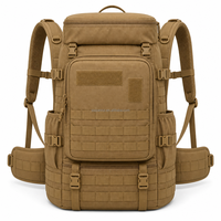 Sac à dos tactique de chasse en plein air personnalisé OEM ODM, système MOLLE, vente en gros directe d'usine, faible MOQ, durable, résistant à l'eau, pour le camping