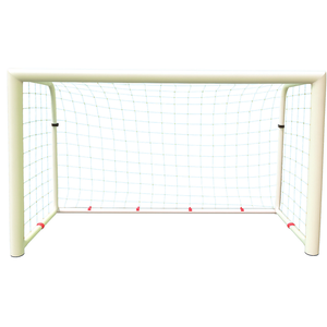 Barret Pair Aluminium <b>Mini</b> Football <b>Goals</b> 1.8x1.2m 80mm Pipe Foldable Rear Structure With Nets And Pegs Included - Product Image 1