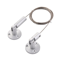 Pince de câble réglable en acier Pince de câble en acier inoxydable Kits de lumière suspendue Pinces de câble en acier