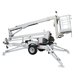 16M 20M Telescopic Cherry picker nền tảng làm việc trên không DIESEL xăng điện towable Boom Lift cho cây cắt tỉa cho bán lẻ thép - Product Image 5