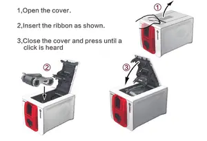 Ruban de carte d'identité <span class=keywords><strong>Evolis</strong></span> Compatible pour les impressions <span class=keywords><strong>Primacy</strong></span> Zenius <span class=keywords><strong>Duplex</strong></span> 1000 - Product Image 6