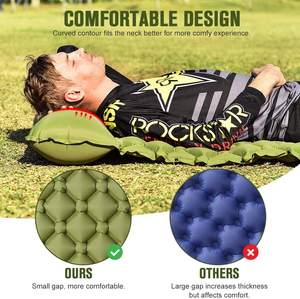 Colchoneta de Camping Autoinflable Ultraligera con Bomba de Pie Integrada, Impermeable, para Excursionismo y Senderismo - Product Image 5