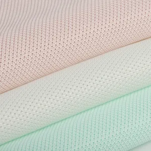 300GSM 100%Polyester Knitted 3D Spacer Sandwich Air Mesh Fabric for Shoes/Office Chair/Car Seats