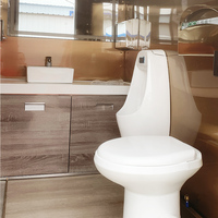 Location de toilettes portables de luxe Remorque de toilettes mobiles Remorques de toilettes pour bureau, maison, magasin, salle à manger, utilisation hospitalière