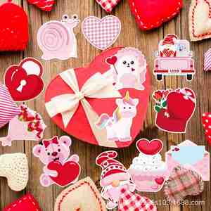 Valentine's Day Sticky Notes High Stickiness High Quality Office Learning Memo <b>Pad</b> Enterprise Customized LOGO Business Gifts - Product Image 4