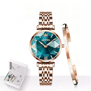 <span class=keywords><strong>Montre</strong></span> pour <span class=keywords><strong>femme</strong></span> de haute qualité à bas <span class=keywords><strong>prix</strong></span> d'usine <span class=keywords><strong>montre</strong></span> étanche en acier inoxydable or rose de luxe <span class=keywords><strong>montre</strong></span> élégante pour <span class=keywords><strong>femme</strong></span> boîte cadeau - Product Image 3