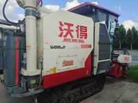 Moissonneuse-batteuse diesel d'occasion 140 CV à haute productivité avec boîte de vitesses automatique pour la récolte du riz, du maïs, du soja et du blé