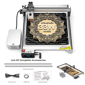 6-Core Diode 33W Daya Laser ATOMSTACK X30 PRO Laser Engraver 850*400Mm Ukuran Besar 160W DIY CNC Laser Engraving Mesin Pemotong