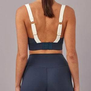 Reggiseno Sportivo OEM Personalizzato con Blocchi di Colore, Cinturino Posteriore Regolabile e Alto Supporto per Donne - Product Image 4