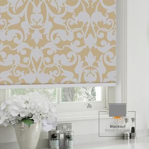 Offre Spéciale 100% tissu de store de rouleau de fenêtre tissé imprimé par polyester occultant pour <span class=keywords><strong>le</strong></span> textile à la maison - Product Image 2