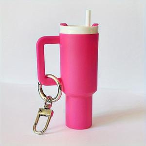Mini Cup Tumbler Keychain Lip Balm Chapstick Holder Charm Detachable Small Cup <b>Keychains</b> for Women Purse Handbag Bag Accessories - Product Image 5