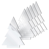 Panneau lumineux en acrylique transparent personnalisé de 2 mm et 3 mm, panneau d'affichage LED vierge pour base de lampe de nuit et enseignes DIY