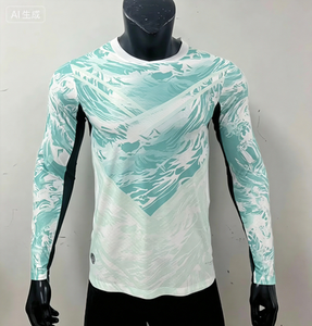 เสื้อฟุตบอลแขนยาวผู้ชาย - เสื้อฝึกซ้อมฟุตบอลระบายอากาศแห้งเร็ว ชุดกีฬาที่ปรับแต่งได้สำหรับแฟนบอลและสโมสร - Product Image 5
