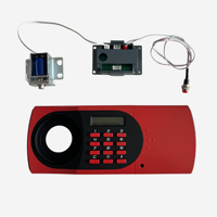 Serrure électronique à code numérique avec écran LCD personnalisable pour armoire, coffre-fort, tiroir, hôtel, haute sécurité, étanche, ignifuge