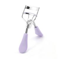 Recourbe-cils professionnel noir, robuste, pour des cils volumineux et des yeux éclatants, avec coussinet de remplacement en caoutchouc supplémentaire, en acier inoxydable
