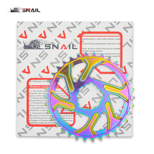 Plateau de chaîne léger Snail pour VTT et BMX, coloré, avec 32-40 dents, compatible avec les vélos de montagne - Product Image 5