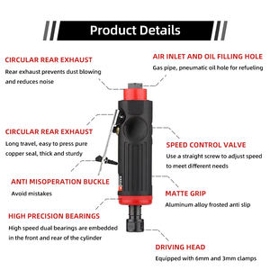 Vendita su misura di fabbrica di alta qualità a basso prezzo ad alta velocità pneumatica a bottone smerigliatrice per macchina di scarico posteriore - Product Image 3