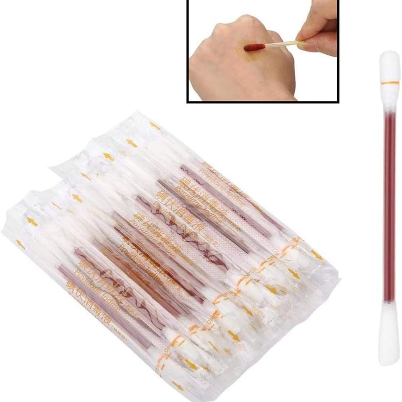 Disposable Medical Iodine Cotton Swab Sticks