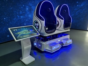 Chaise à mouvement VR <span class=keywords><strong>9D</strong></span>, sièges simples/doubles, simulateur de réalité virtuelle avec lunettes 3D - Product Image 1