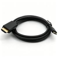 Cable de Video USB Tipo C Macho a 19 Pines Macho HD Compatible con Pantalla, 4K, con Conectores Chapados en Oro y Doble Blindaje