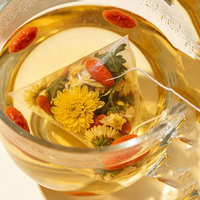 Thé Premium aux Chrysanthèmes et Baies de Goji, Thé aux Fleurs et Herbes de Style Chinois en Sachet, Produit Brut pour la Santé, Marque Privée, Usine OEM